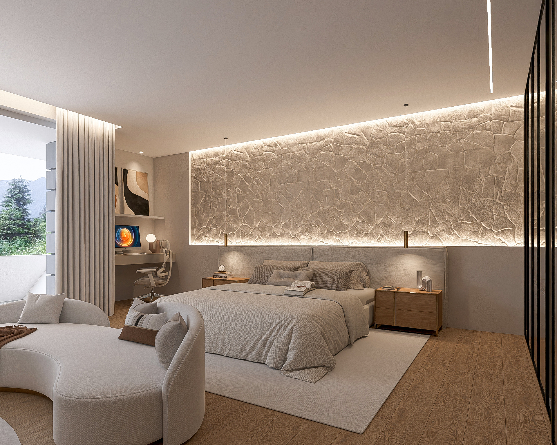 Decoração de Quarto de Casal em Cascais